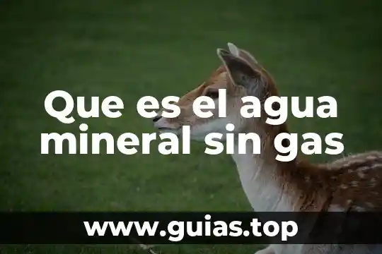 Que es el reino animal vegetal y mineral 8 Que es el agua mineral sin gas