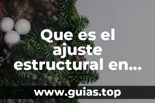 Que es una operacion combinada sencillas concepto 6 Que es el ajuste estructural en america latina