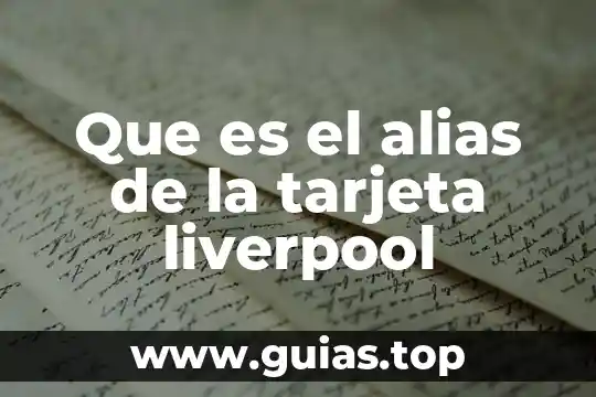 Qué es el código sim 3 Que es el alias de la tarjeta liverpool