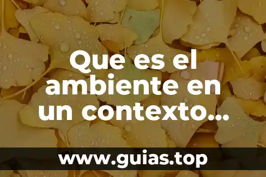 Ser estudiante regular que es 6 Que es el ambiente en un contexto historico