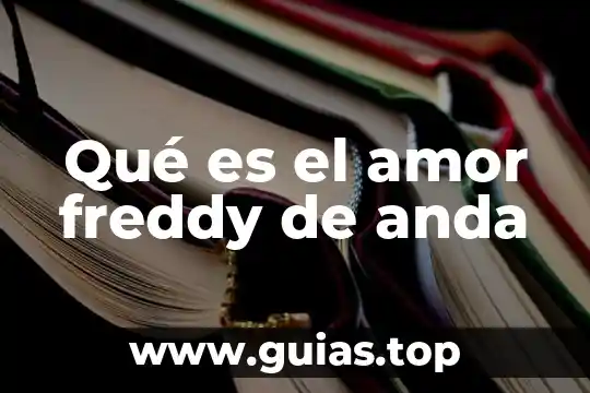 Qué es amor propio en psicología 8 Qué es el amor freddy de anda