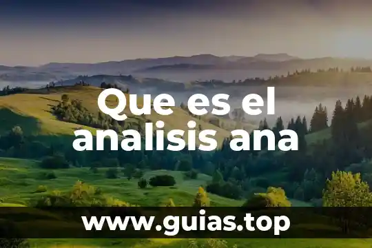 Análisis interno de una empresa que es 7 Que es el analisis ana