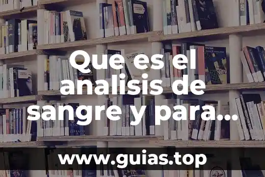 En análisis clínicos qué es MXD 3 Que es el analisis de sangre y para que sirve