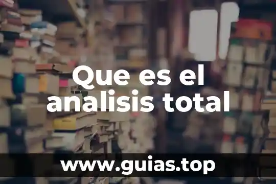 Que es un analisis dupont 3 Que es el analisis total