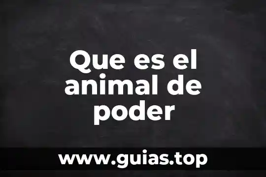 Que es un animal carroñero 5 Que es el animal de poder