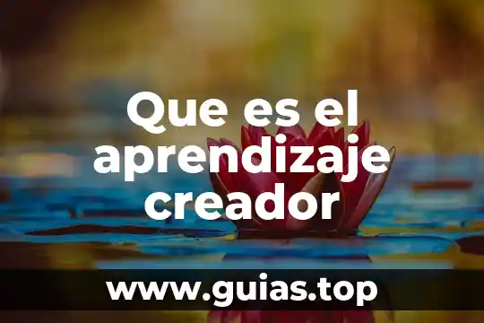 Que es el aprendizaje por inmersion 6 Que es el aprendizaje creador