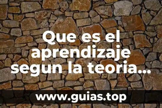 Que es el aprendizaje segun la teoria de la gestalt