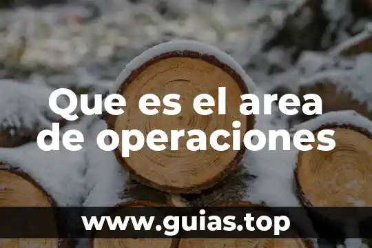 Qué es la ciencia y tecnología concepto 6 Que es el area de operaciones