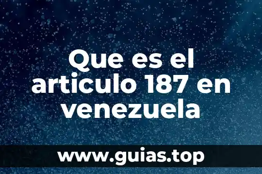 Que es el ser en la ontologia 3 Que es el articulo 187 en venezuela