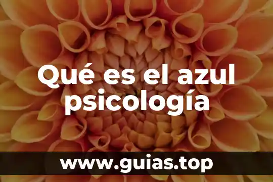Que es copula en psicologia 3 Qué es el azul psicología