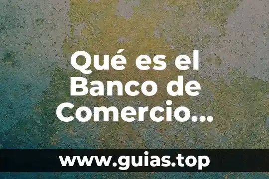 Número exterior e interior que es 7 Qué es el Banco de Comercio Exterior en México