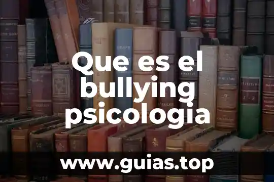 Qué es el azul psicología 8 Que es el bullying psicologia