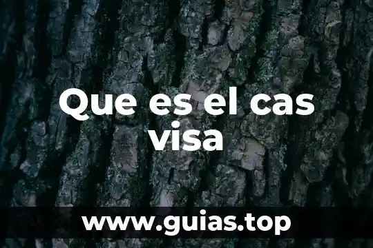 Que es la tarjeta visa entropay 8 Que es el cas visa