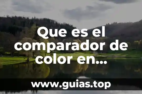 Que es analisis trigonometrico 5 Que es el comparador de color en analisis instrumental