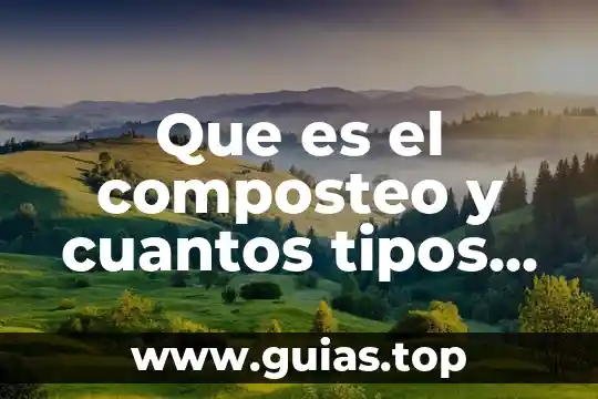 Qué es un sistema operativo cuantos existen y cuales son 7 Que es el composteo y cuantos tipos existen