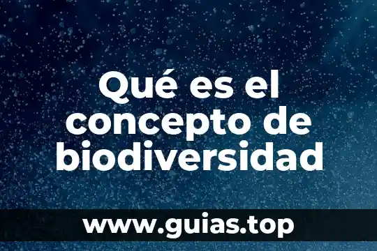 Que es la biodiversidad animal yahoo 7 Qué es el concepto de biodiversidad