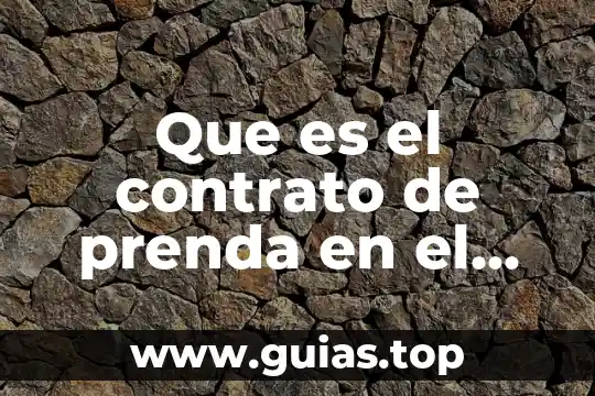 Que es el perjuicio en derecho civil 6 Que es el contrato de prenda en el código civil