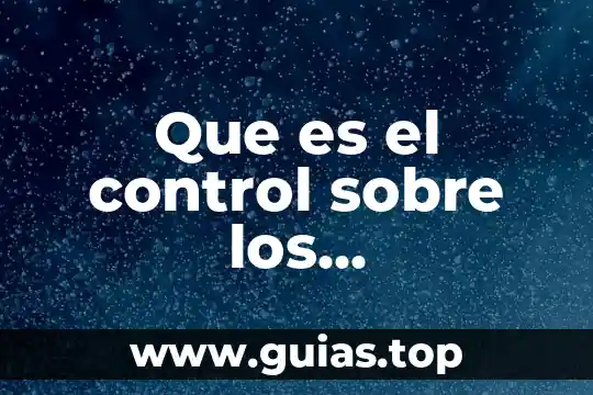 Que es control prenatal embarazo 3 Que es el control sobre los proveedores y distribuidores