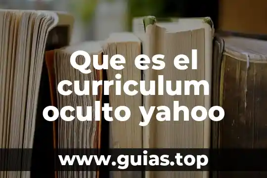 Que es totalidad yahoo 7 Que es el curriculum oculto yahoo