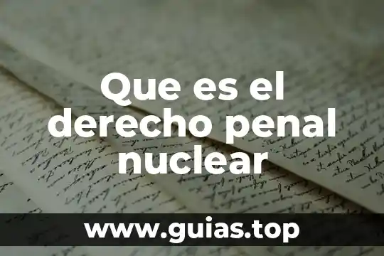 Que es el subproducto animal 3 Que es el derecho penal nuclear