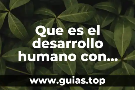 Qué es la depresión definición con autor 7 Que es el desarrollo humano con autor