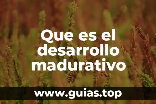 Que es el programa de desarrollo de habilidades del pensamiento 5 Que es el desarrollo madurativo