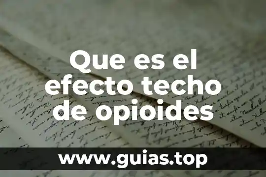 Qué es efecto antimicrobiano 7 Que es el efecto techo de opioides
