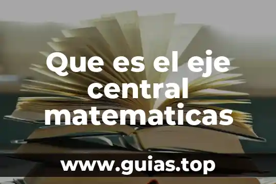 Que es ser radical en matematicas 7 Que es el eje central matematicas