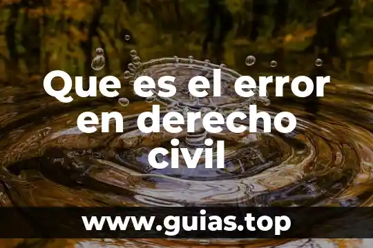Que es la muerte segun el codigo civil mexicano 8 Que es el error en derecho civil