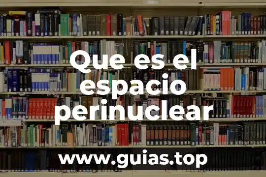 Que es un talisman del espacio 3 Que es el espacio perinuclear