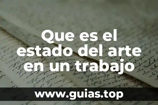 Qué es nivel de energía y el estado fundamental 5 Que es el estado del arte en un trabajo