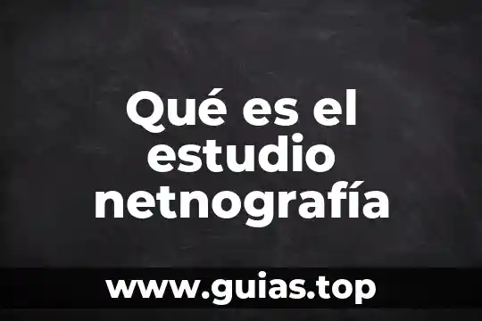 Para que es el estudio del vdrl 6 Qué es el estudio netnografía