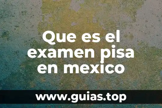 Para que es un fichaje en investigacion 8 Que es el examen pisa en mexico