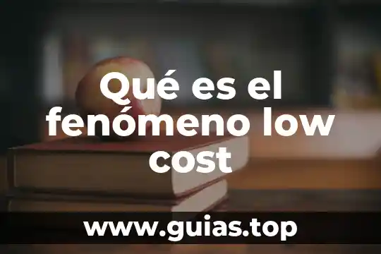 Que es cost breakdown structure 5 Qué es el fenómeno low cost