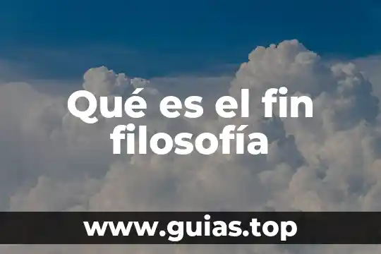 Qué es la filosofía prehispánica 8 Qué es el fin filosofía