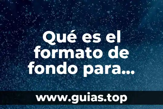 Qué es crónica y tipos de crónica PowerPoint 8 Qué es el formato de fondo para PowerPoint