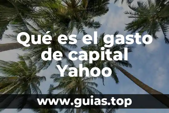 Que es la region de la media luna yahoo 8 Qué es el gasto de capital Yahoo