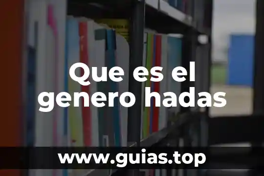 Qué es el concepto de volt 6 Que es el genero hadas