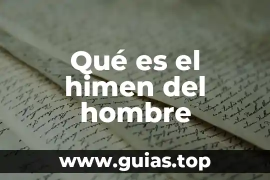 Salmo que es al hombre para que de dormir 5 Qué es el himen del hombre