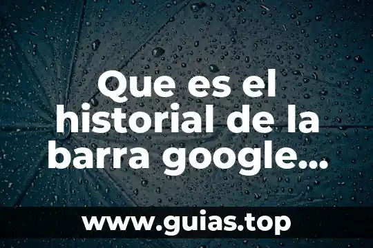 Word barra de accones que es 3 Que es el historial de la barra google chrome