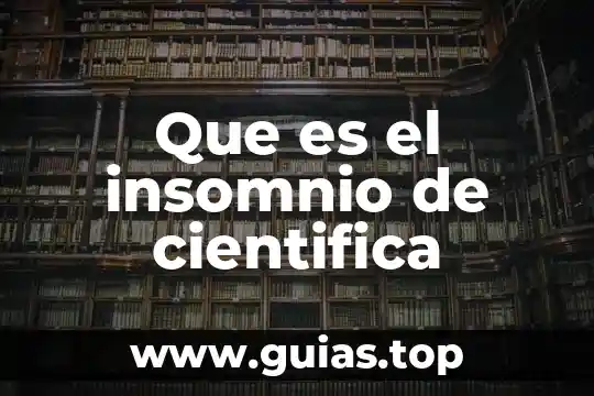 Que es una metafora cientifica 5 Que es el insomnio de cientifica