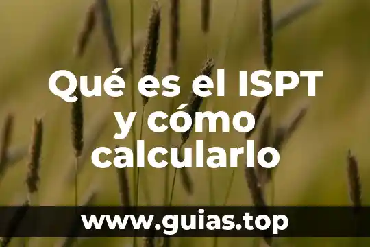Examen de ciencias que es el universo 3 Qué es el ISPT y cómo calcularlo