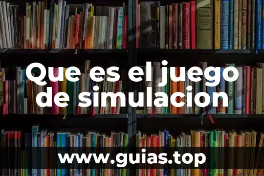 Que es el juego de simulacion
