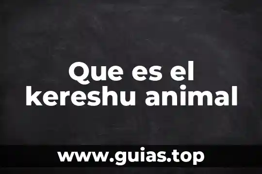 Que es animal zoofilia 4 Que es el kereshu animal