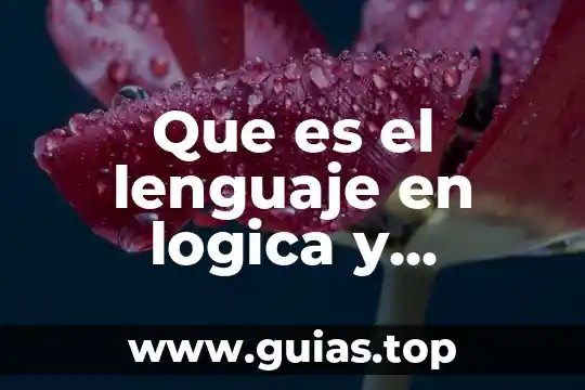Qué es obversion en lógica 6 Que es el lenguaje en logica y filosofia
