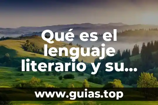 Que es el fondo y forma de un texto literario 5 Qué es el lenguaje literario y su figura