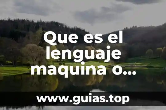 Que es el lenguaje abstracto ejemplos 6 Que es el lenguaje maquina o codigo binario