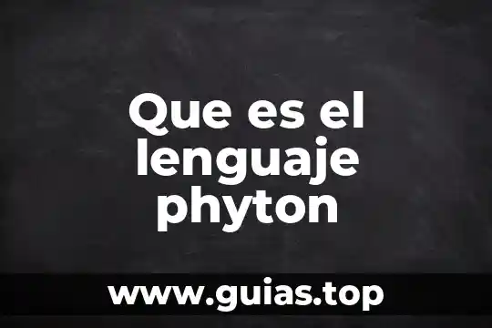 Que es referencial en lenguaje 4 Que es el lenguaje phyton