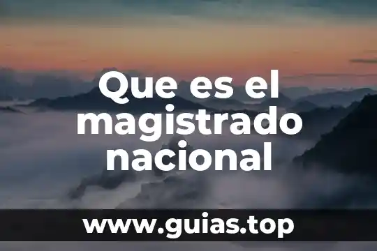 Biblioteca nacional que es 8 Que es el magistrado nacional