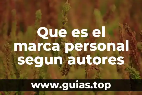 Que es una marca derechos de autor 5 Que es el marca personal segun autores